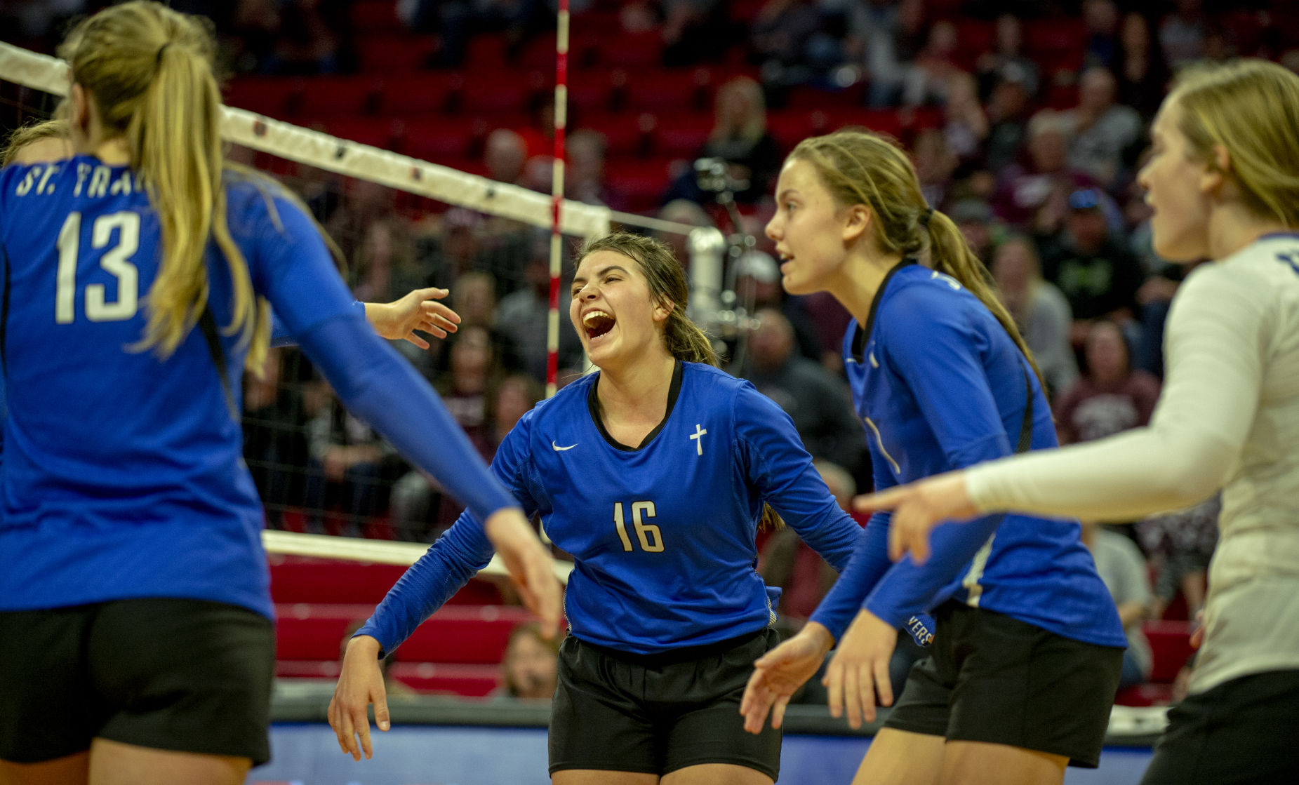 D-2 state volleyball championship, 11.9